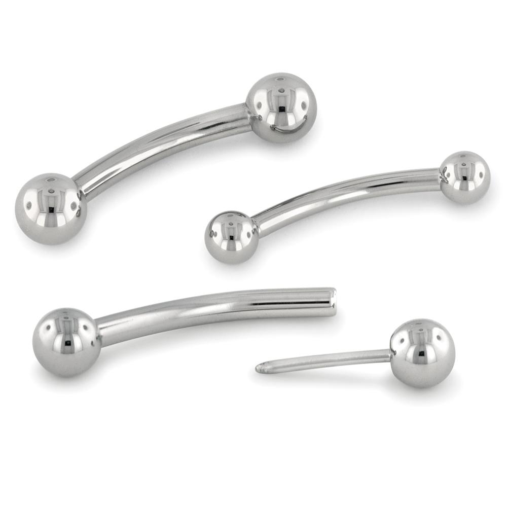 Titanium Curved Barbell Replacement Balls